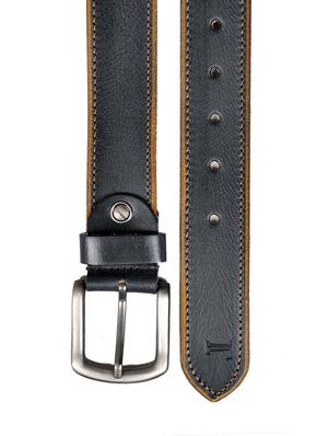 black leather belt - 10622544 - Standard Image - 4