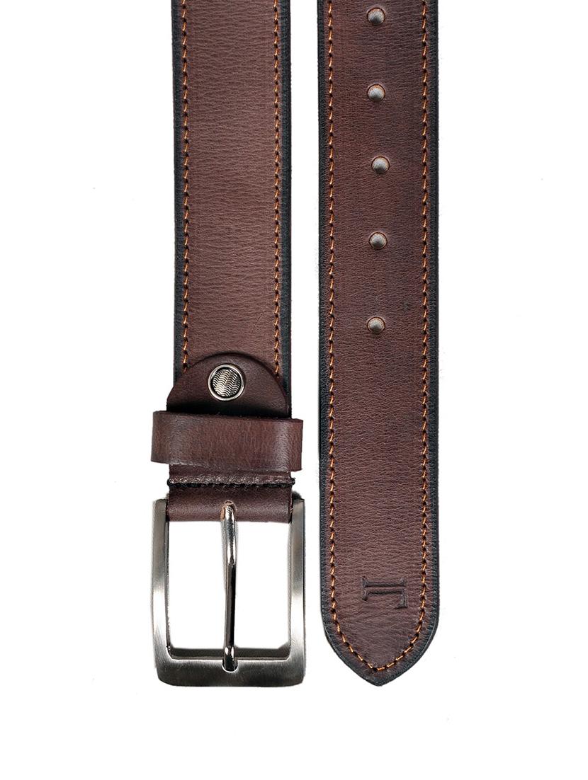 brown leather belt - 10622547 - Zoom Image - 4