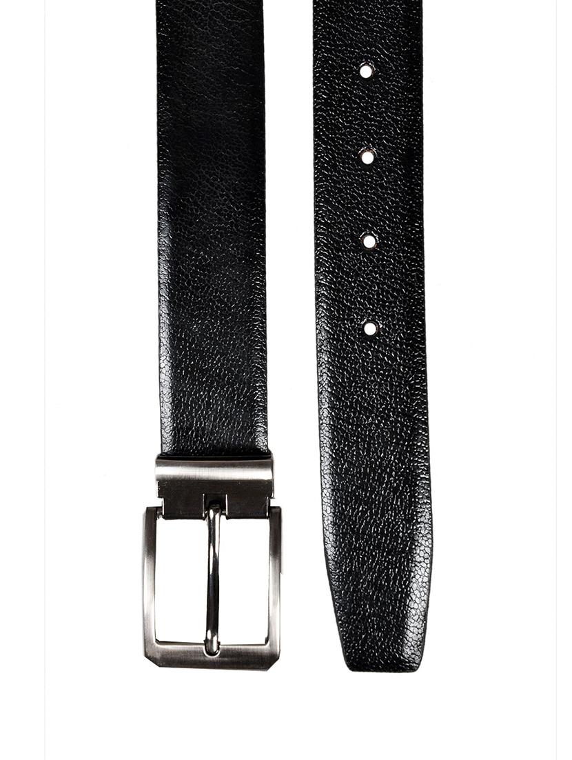 black, brown leather belt - 10622552 - Zoom Image - 4