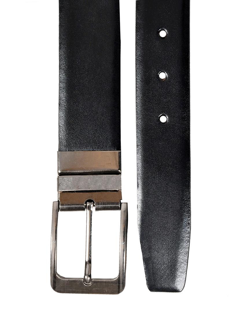 black, brown leather belt - 10622554 - Zoom Image - 4