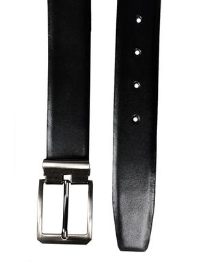 black, brown leather belt - 10622555 - Standard Image - 4