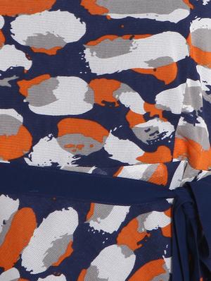 blue printed dress - 10656188 - Standard Image - 4