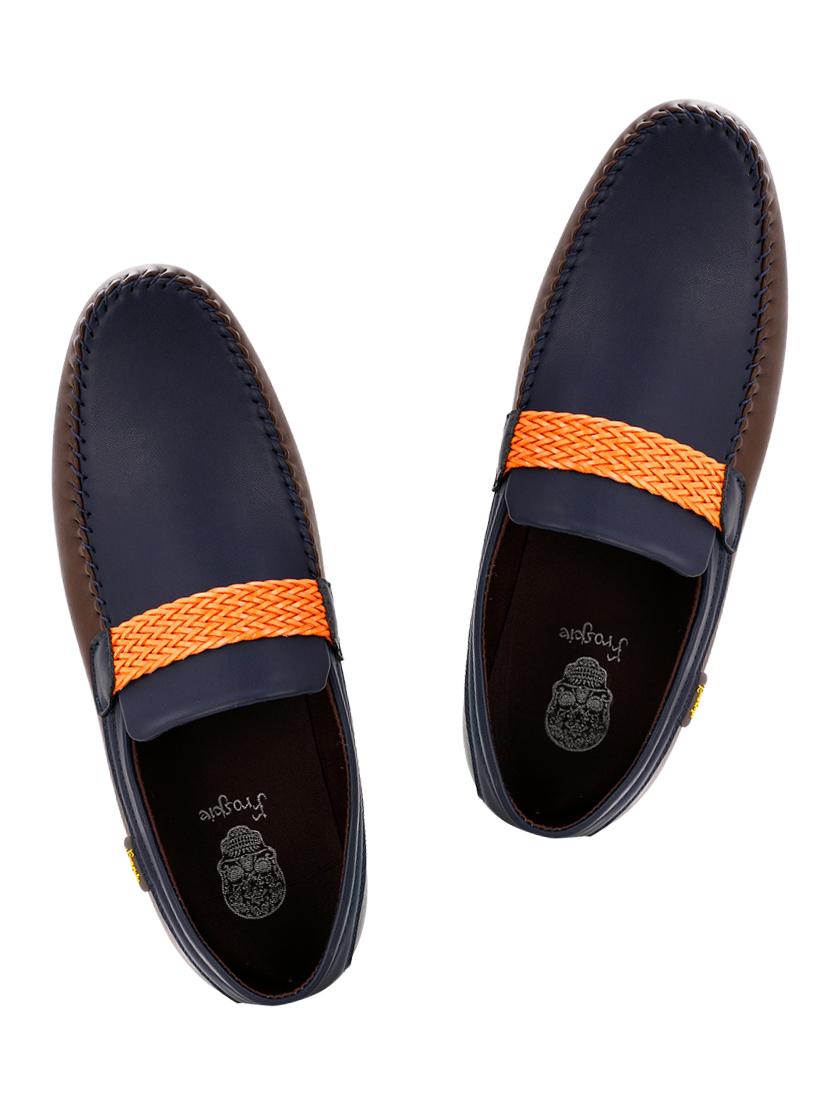 multi colored leatherette slip on loafer - 10662579 - Zoom Image - 4