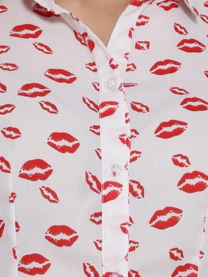 white crepe shirt - 10668975 - Standard Image - 4