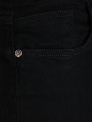 black solid plain jeans - 10669773 - Standard Image - 4