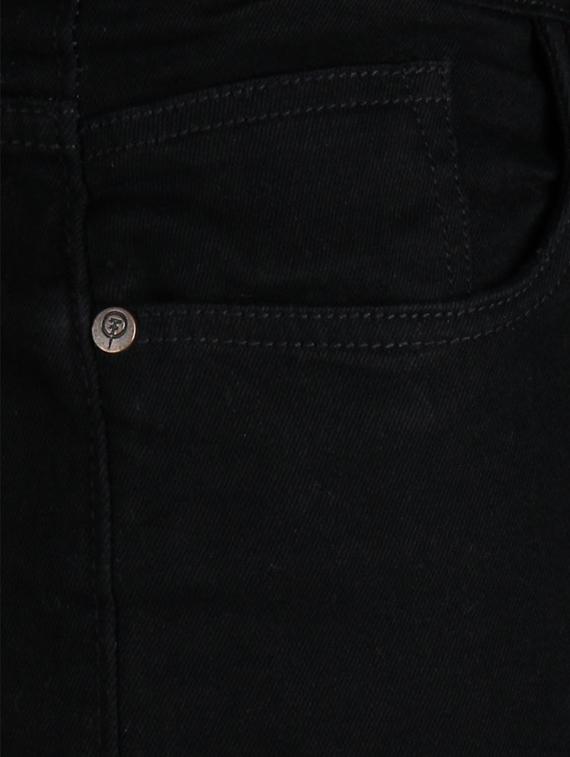 black solid plain jeans - 10669773 - Zoom Image - 4