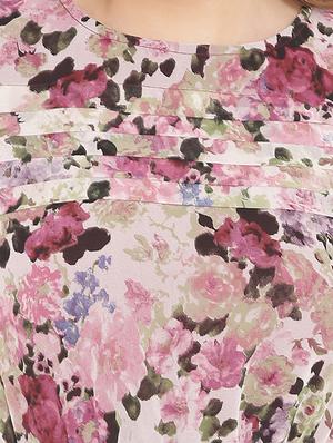 multicolor polyester dress - 10681694 - Standard Image - 4