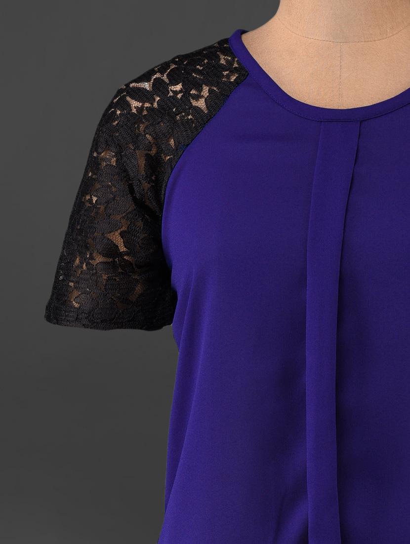colorblock georgette top - 1069432 - Zoom Image - 4