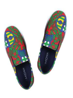 multi colored canvas casual shoes - 10694794 - Standard Image - 4