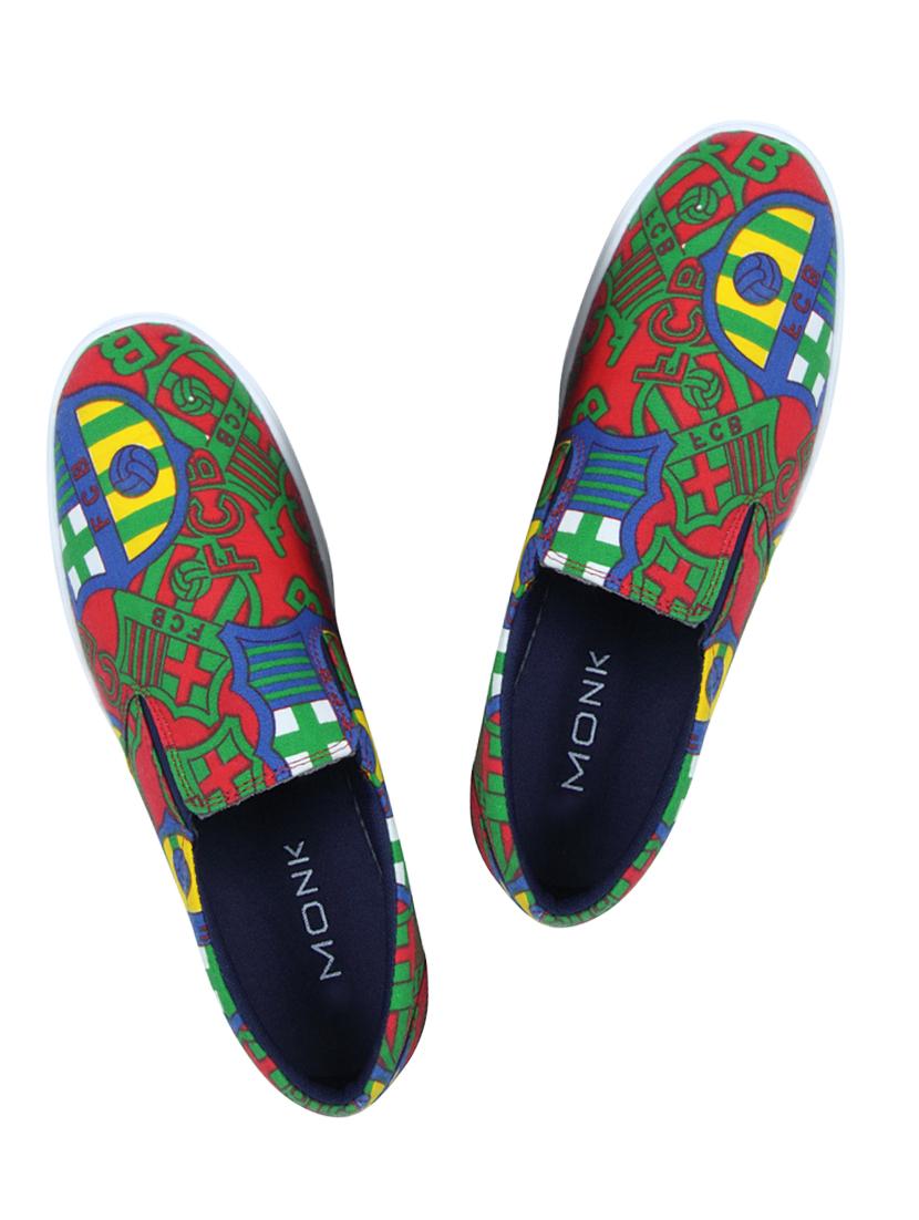multi colored canvas casual shoes - 10694794 - Zoom Image - 4