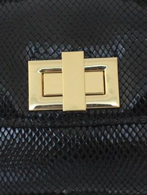 black leather sling bag - 10707968 - Standard Image - 4