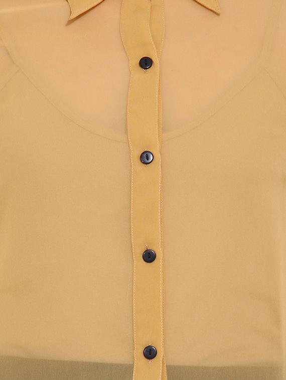 yellow polyester shirt - 10709898 - Zoom Image - 4