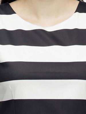 black cotton a-line dress - 10743723 - Standard Image - 4