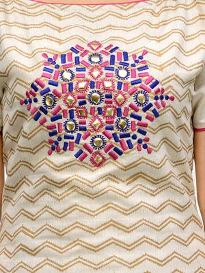 white flex cotton kurta - 10809471 - Standard Image - 4