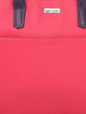 spacious contrast pu handbag - 1081291 - Standard Image - 4