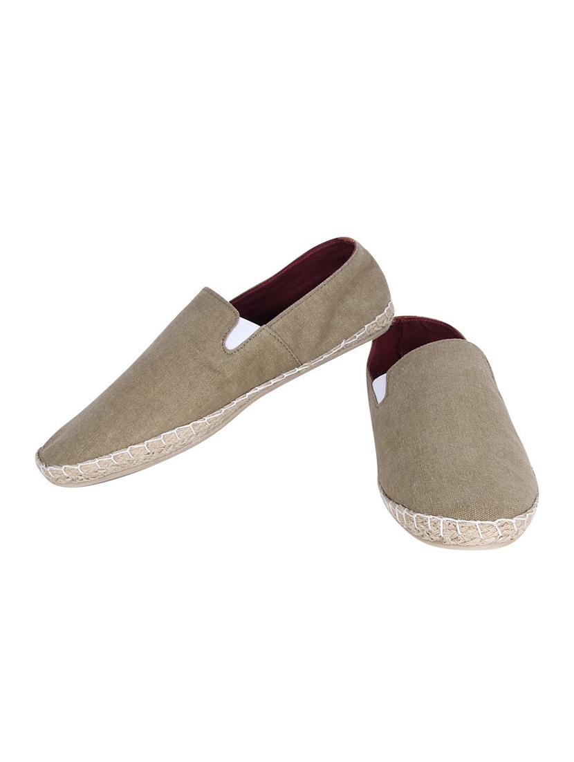 beige canvas slip on espadrilles - 10815421 - Zoom Image - 4