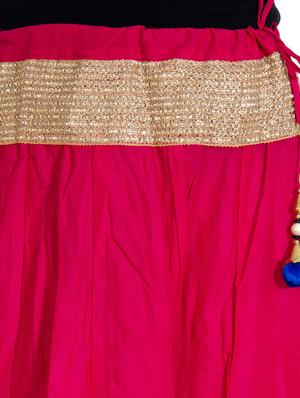 pink cotton aline skirts - 10826013 - Standard Image - 4