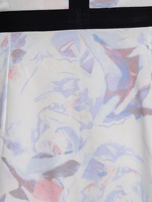 white polyester fit & flare dress - 10841162 - Standard Image - 4