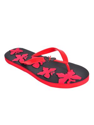 red leatherette flip flop - 10847369 - Standard Image - 4