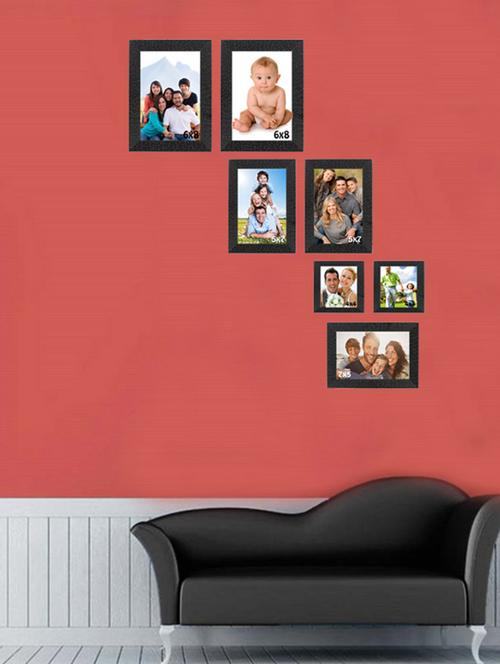 sifty collection collage photo frame(6x8) 2, (5x7) 2, (4x4) 2, (7x5) 1,
set of =7pcs - 10851979 - Standard Image - 1