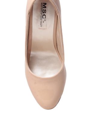 cream leatherette pumps - 10859174 - Standard Image - 4