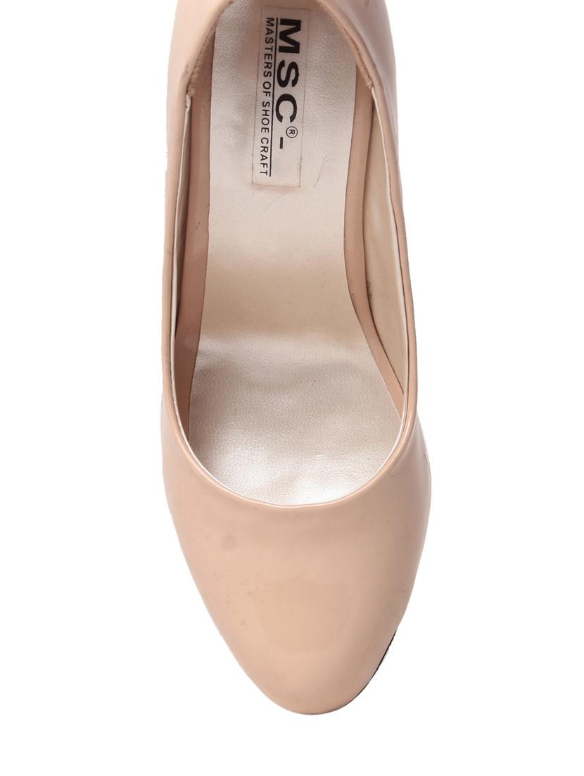 cream leatherette pumps - 10859174 - Zoom Image - 4