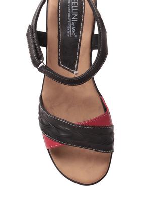 black leatherette sandals - 10859242 - Standard Image - 4