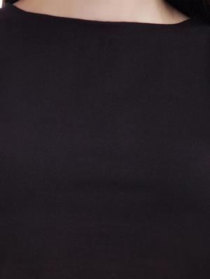 cut out sleeved crop top - 10862341 - Standard Image - 4