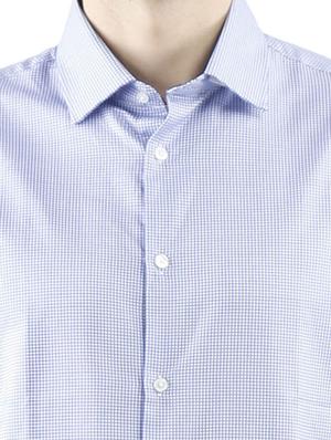 blue cotton casual shirt - 10880948 - Standard Image - 4