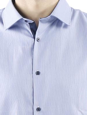 blue cotton casual shirt - 10880958 - Standard Image - 4