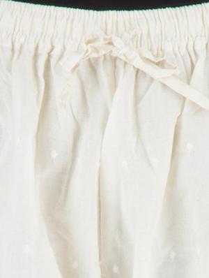 offwhite cotton palazzos - 10942748 - Standard Image - 4