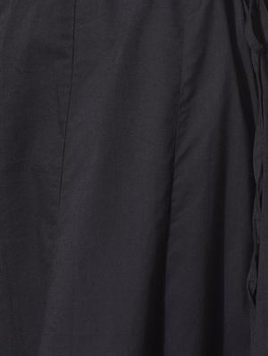 Black hand block print cotton divided skirt - 10967072 - Standard Image - 4