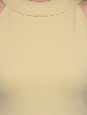 halter neck solid bodycon dress - 10973458 - Standard Image - 4
