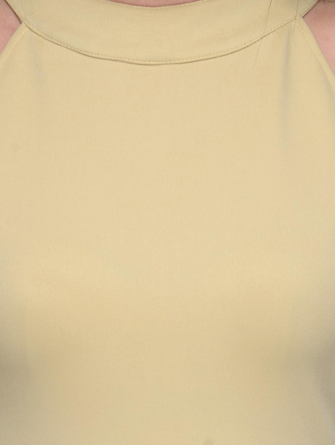 halter neck solid bodycon dress - 10973458 - Zoom Image - 4