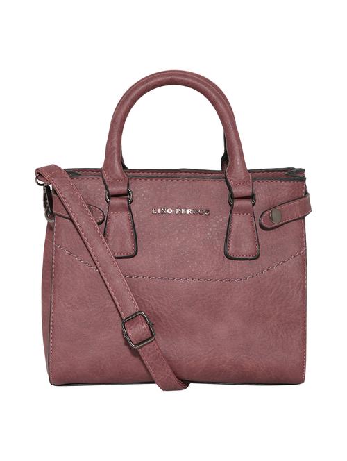 Purple leatherette handbag - 10980498 - Very Small Image - 1