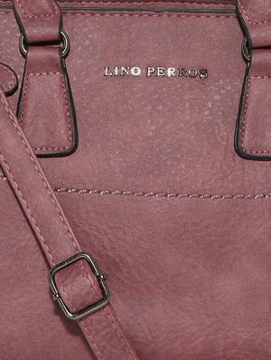 Purple leatherette handbag - 10980498 - Standard Image - 4
