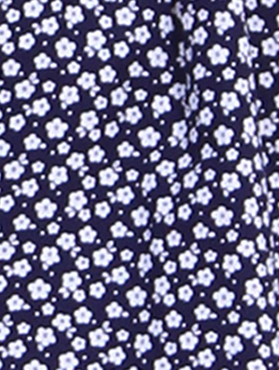 navy blue cotton regular shorts - 11016287 - Zoom Image - 4