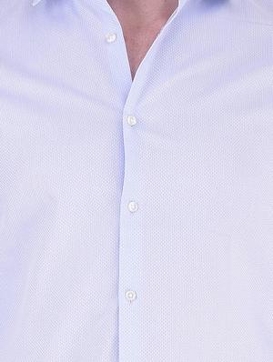blue cotton casual shirt - 11052992 - Standard Image - 4