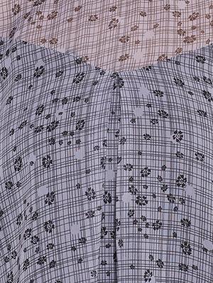 black polyester layered top - 11061453 - Standard Image - 4