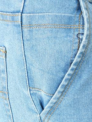 blue cotton light washed jeans - 11061736 - Standard Image - 4