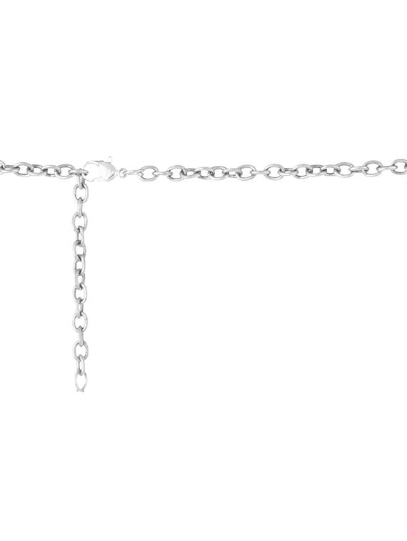 silver metal alloy necklace - 11090031 - Zoom Image - 4