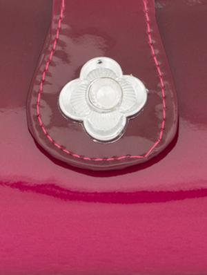 pink leatherette clutch - 11100181 - Standard Image - 4
