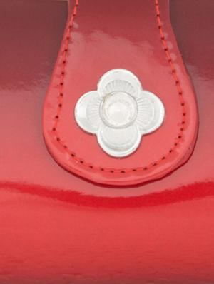 red leatherette clutch - 11100182 - Standard Image - 4