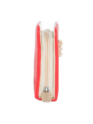 red leatherette clutch - 11100411 - Standard Image - 4