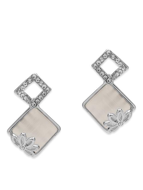 silver metal earring - 11102593 - Very Small Image - 1
