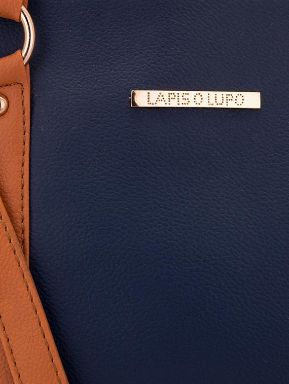blue leatherette handbag - 11111994 - Zoom Image - 4