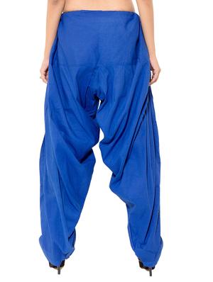 pink cotton patiyala salwars - 11120017 - Standard Image - 4