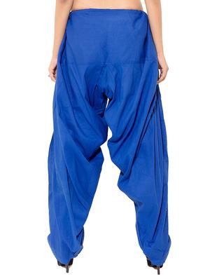 white rayon patiyala salwars - 11120099 - Standard Image - 4
