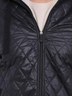 black nylon quilted jacket - 11199217 - Standard Image - 4
