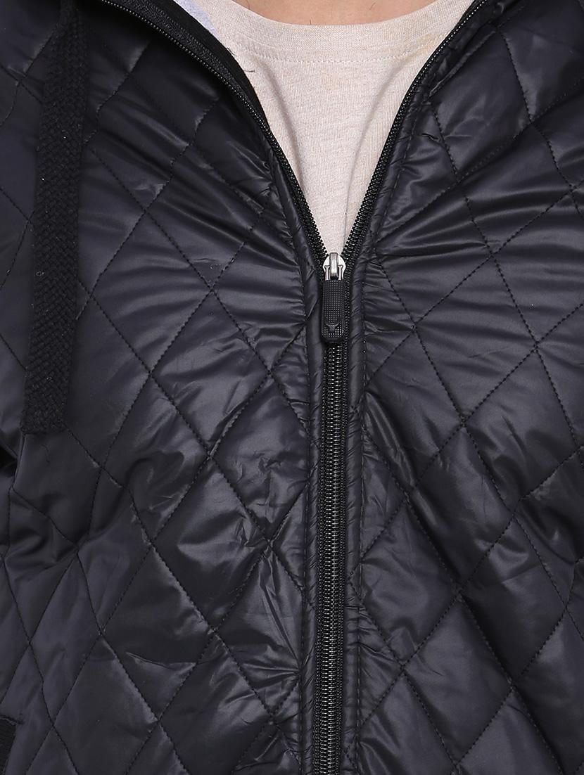 black nylon quilted jacket - 11199217 - Zoom Image - 4